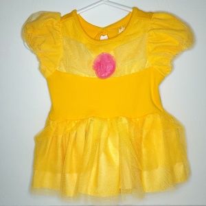Disney Belle Onesie yellow Dress 9-12 months